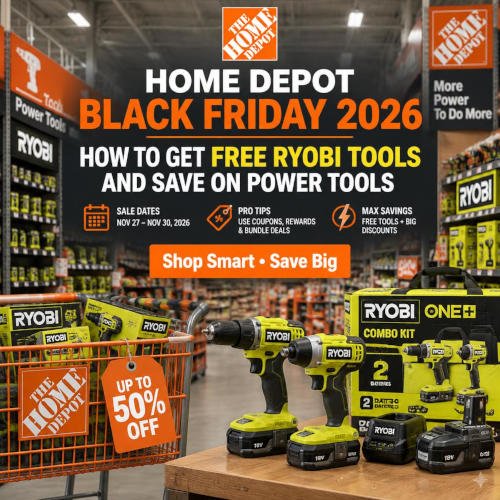 Home Depot Black Friday 2026 updates